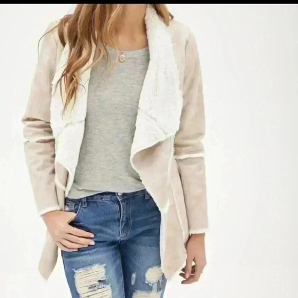 Forever 21 Faux Suede Jacket - Picture 1 of 5